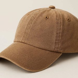 1 Vintage Corduroy Dad Hat Adjustable Solid Color Baseball Cap Casual Soft Unstructured Sun Hat for Men Women