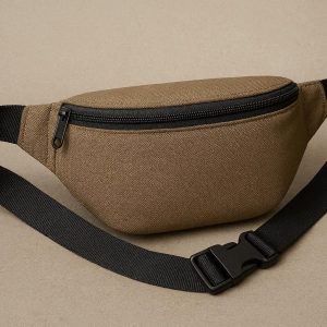 11 Durable Oxford Canvas Fanny Pack Solid Color Waist Bag Adjustable Quick Release Buckle Travel Pouch for Casual Outdoors