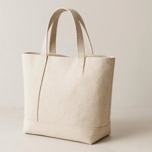 21 Heavy Duty Premium Cotton Canvas Tote Bag Minimalist Aesthetic Daily Shoulder Purse Casual Book Bag with Bottom Support